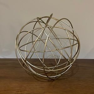 West Elm Sculptural Metal Sphere